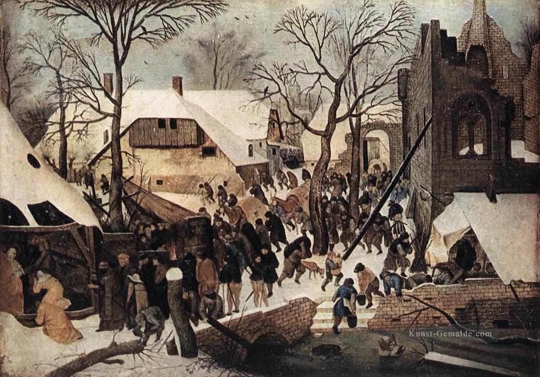 Verehrung der Gattung Magi Bauer Pieter Brueghel der Jüngere Ölgemälde